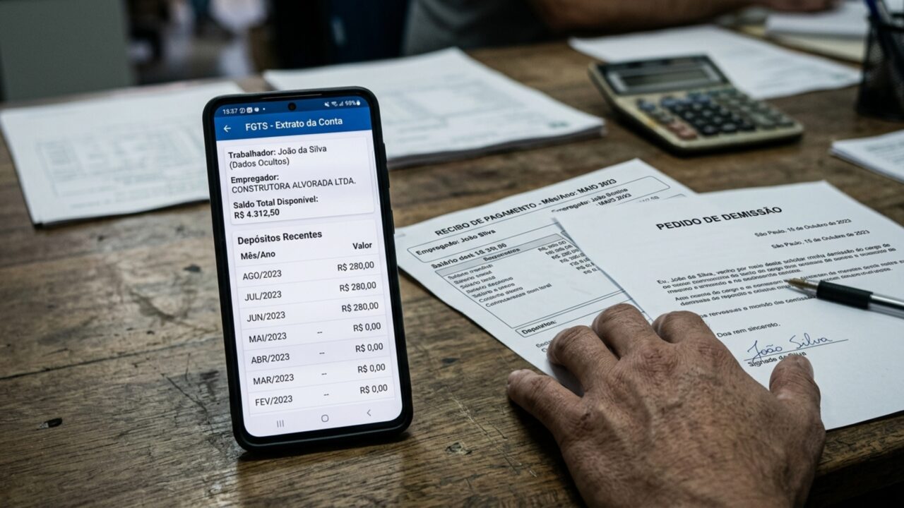 FGTS sumiu da conta? O que fazer quando a empresa deixou meses sem depósito