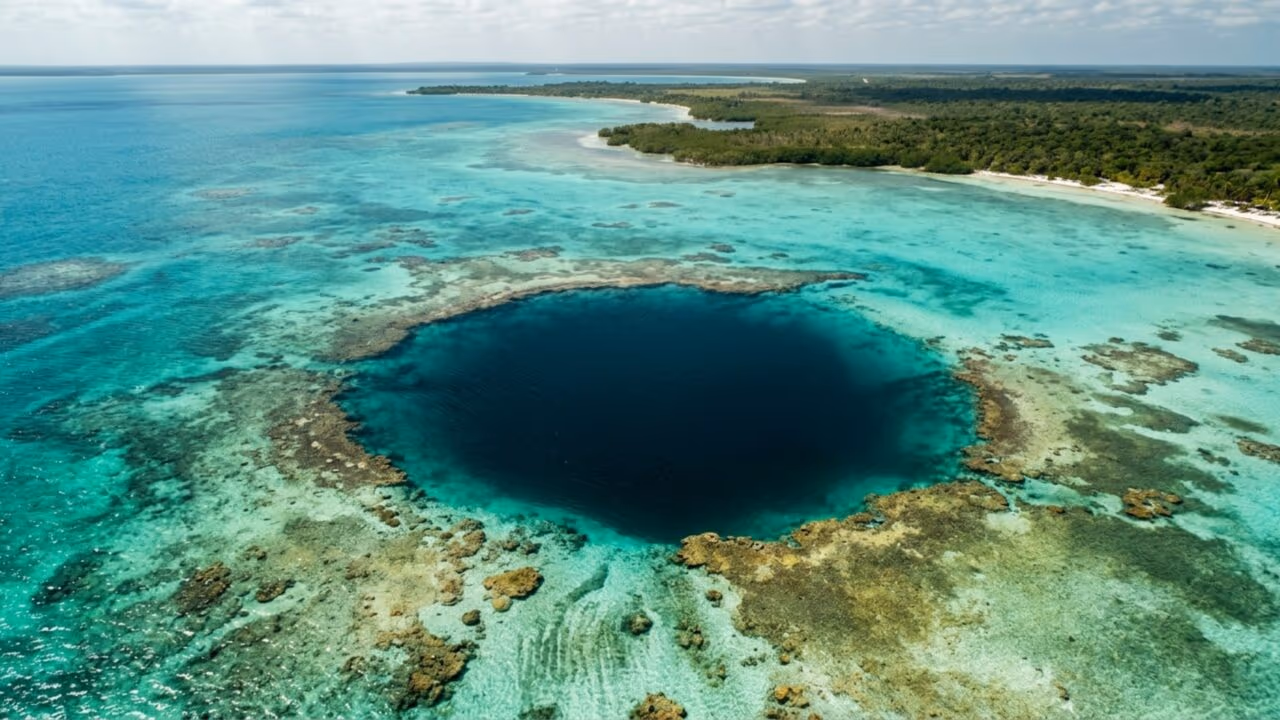 Descoberta no México do maior “Buraco Azul” do mundo revela túneis submersos que podem esconder vida desconhecida