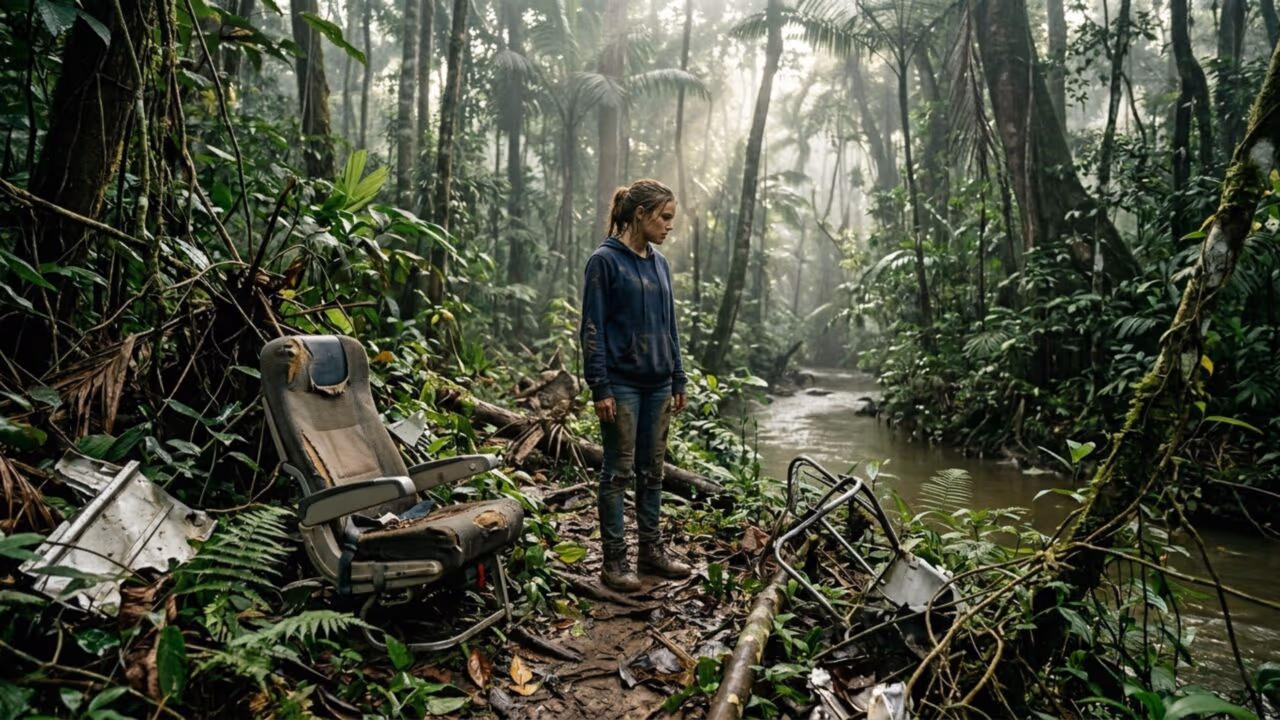 Ela caiu de 3 mil metros de altura após o avião explodir e sobreviveu 11 dias sozinha na selva amazônica aos 17 anos