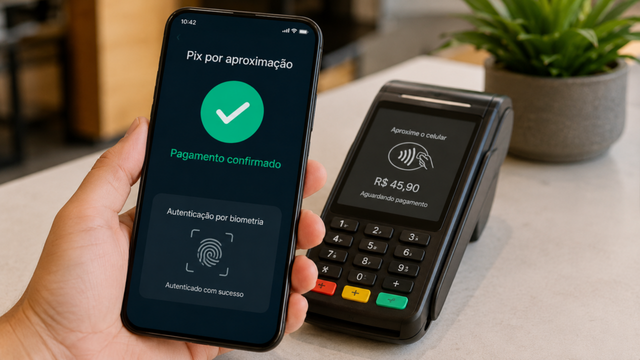 A função do Pix que imita o cartão por aproximação e pode mudar pagamentos no comércio