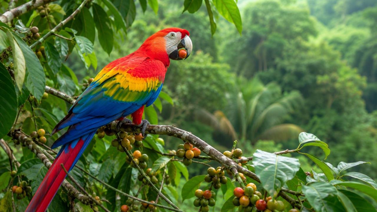 As aves coloridas que encantam o Brasil também fazem a floresta se regenerar em silêncio