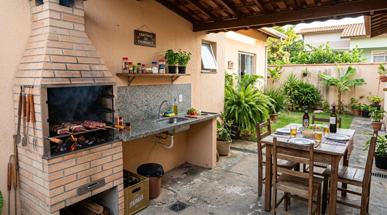 A área gourmet que todo brasileiro precisa em casa: como montar um espaço bonito sem gastar como obra grande