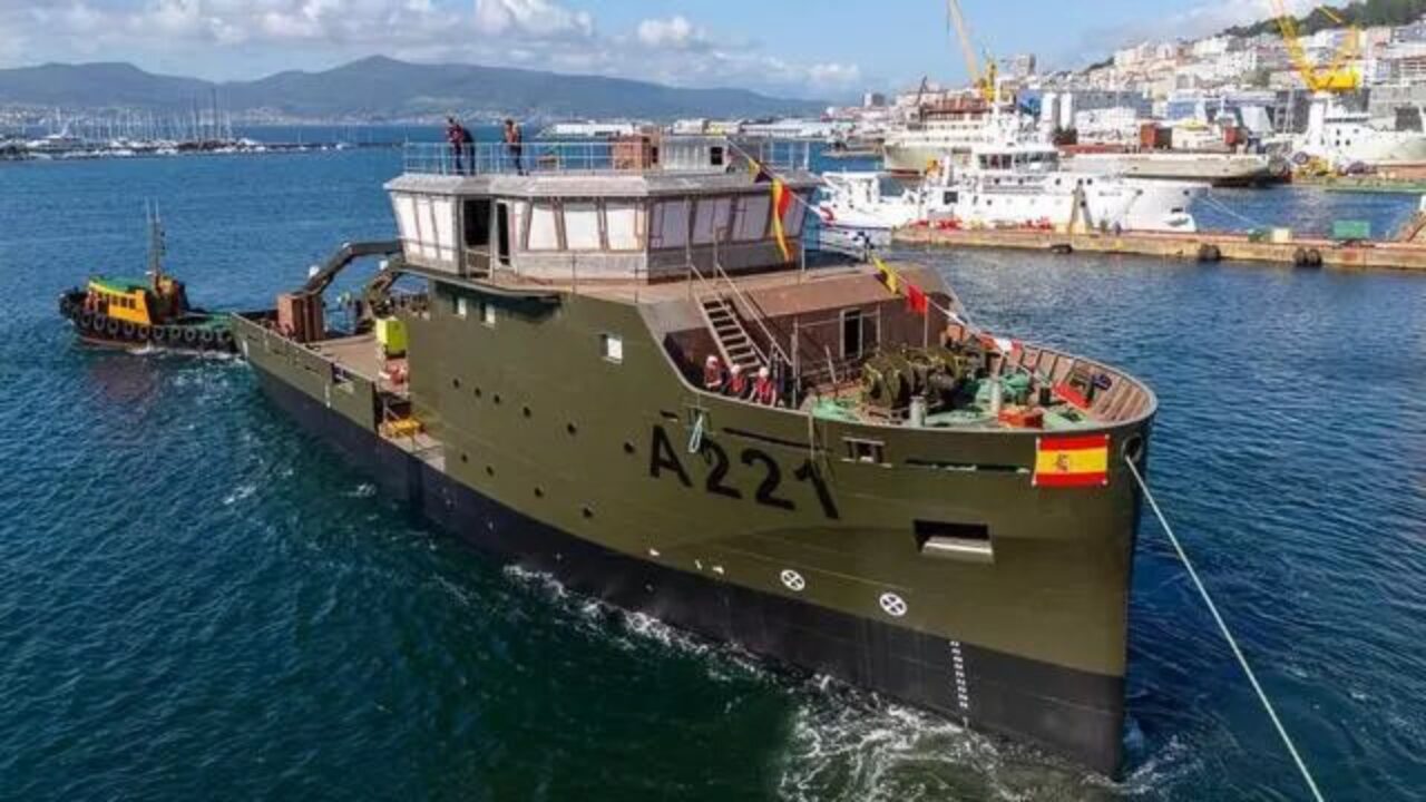 Armón Vigo estreia em navios militares com o lançamento do “HMS Sälen”, o primeiro navio da Marinha Sueca