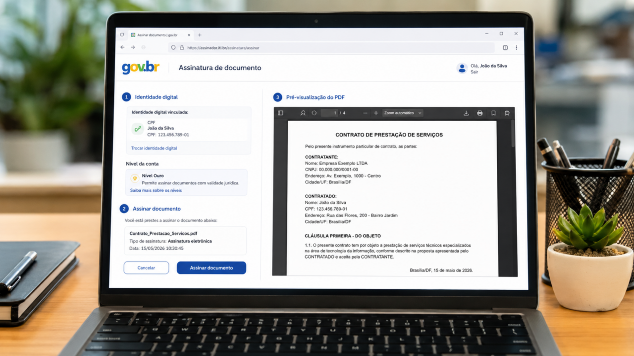 Assinatura digital gov.br vale como assinatura física? O detalhe que muita gente ainda ignora