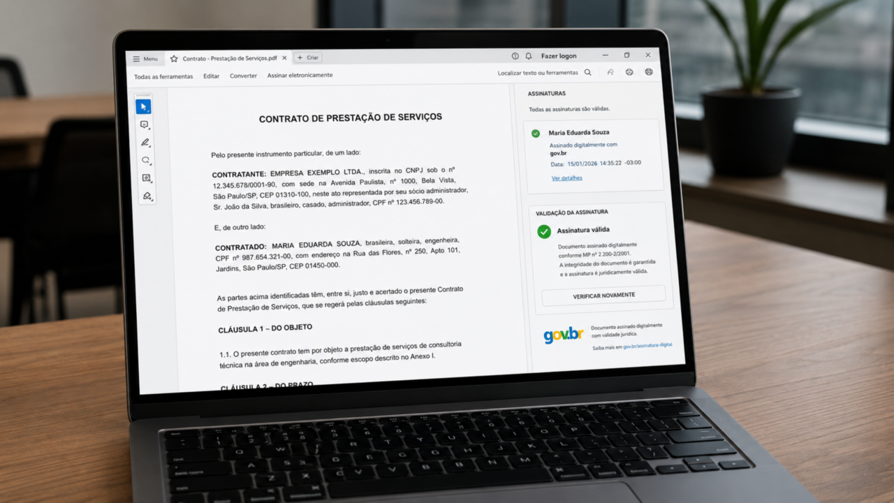 Assinatura digital gov.br vale como assinatura física? O detalhe que muita gente ainda ignora