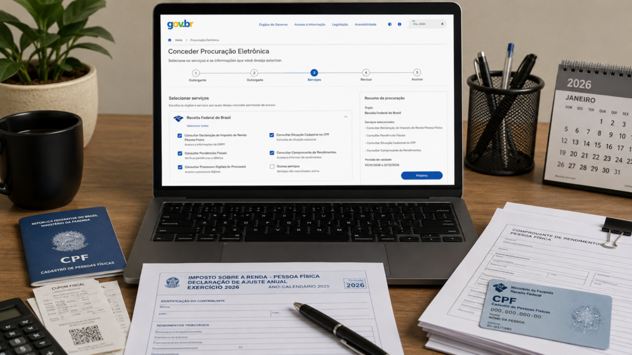 Autorização digital na Receita permite acesso de terceiros, mas entregar sua senha pode sair caro