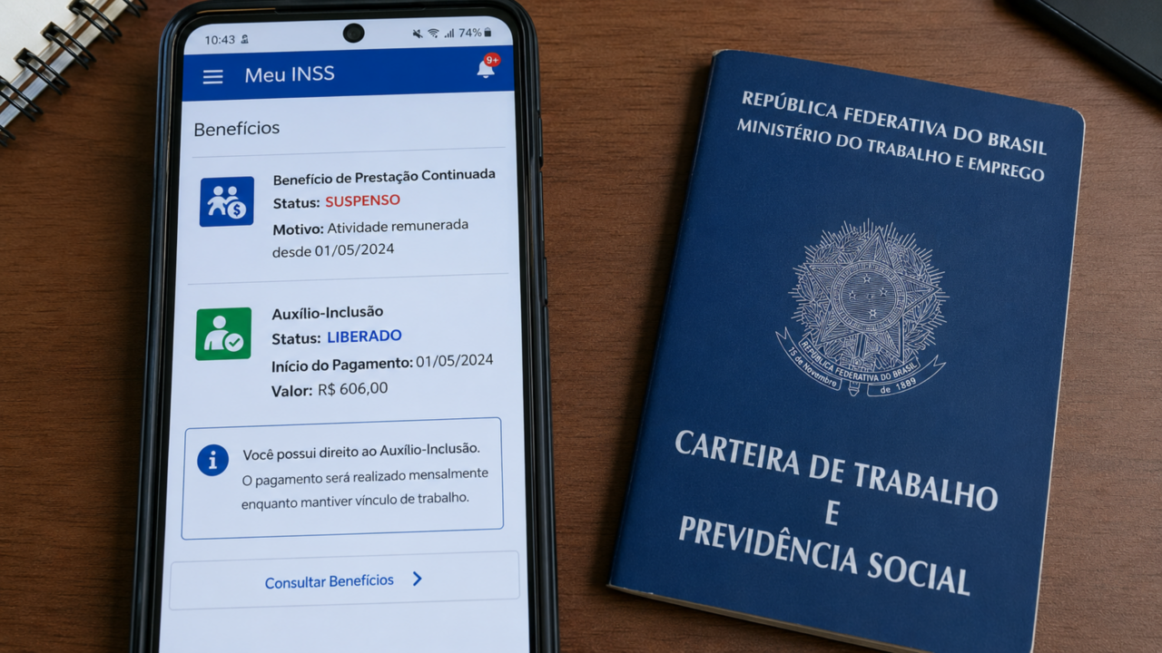 Pessoas com deficiência que entram no mercado de trabalho podem receber auxílio do INSS sem continuar no BPC