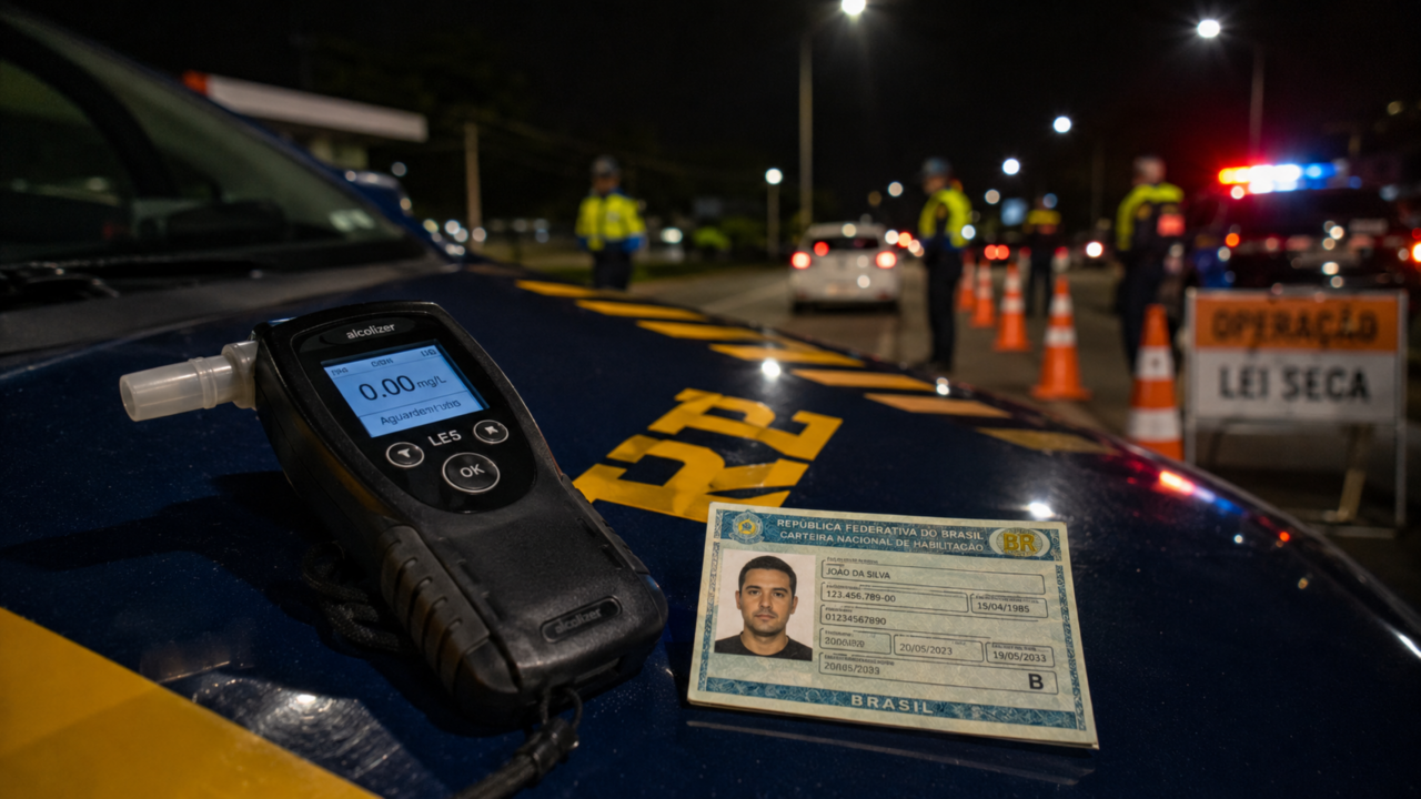 Adeus mito do bafômetro: a recusa também pesa no bolso e pode tirar sua CNH