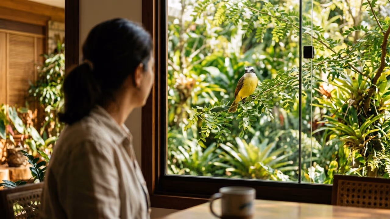O que significa a presença de um bem-te-vi no seu jardi