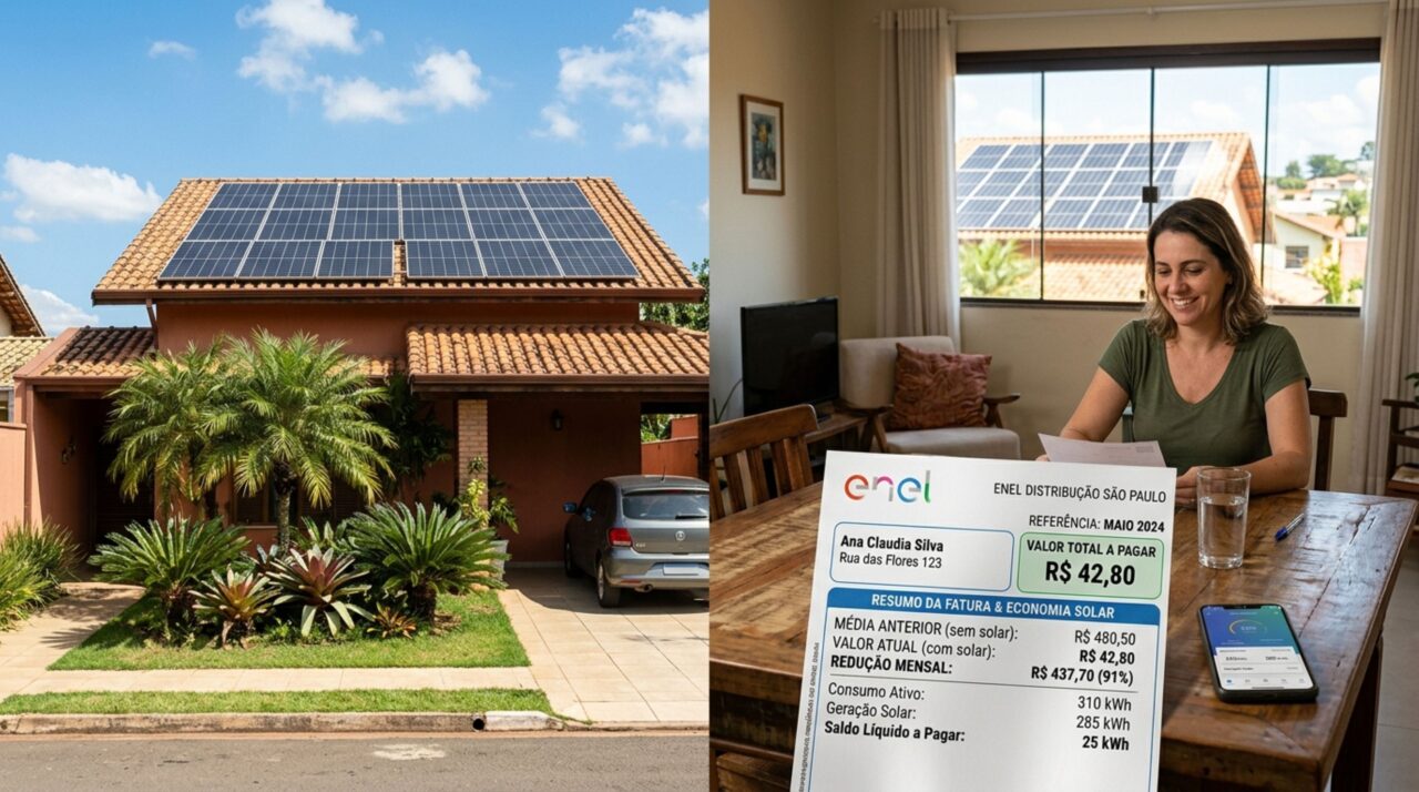 Adeus conta de luz: quanto custa energia solar residencial em 2026 e quando o investimento começa a voltar