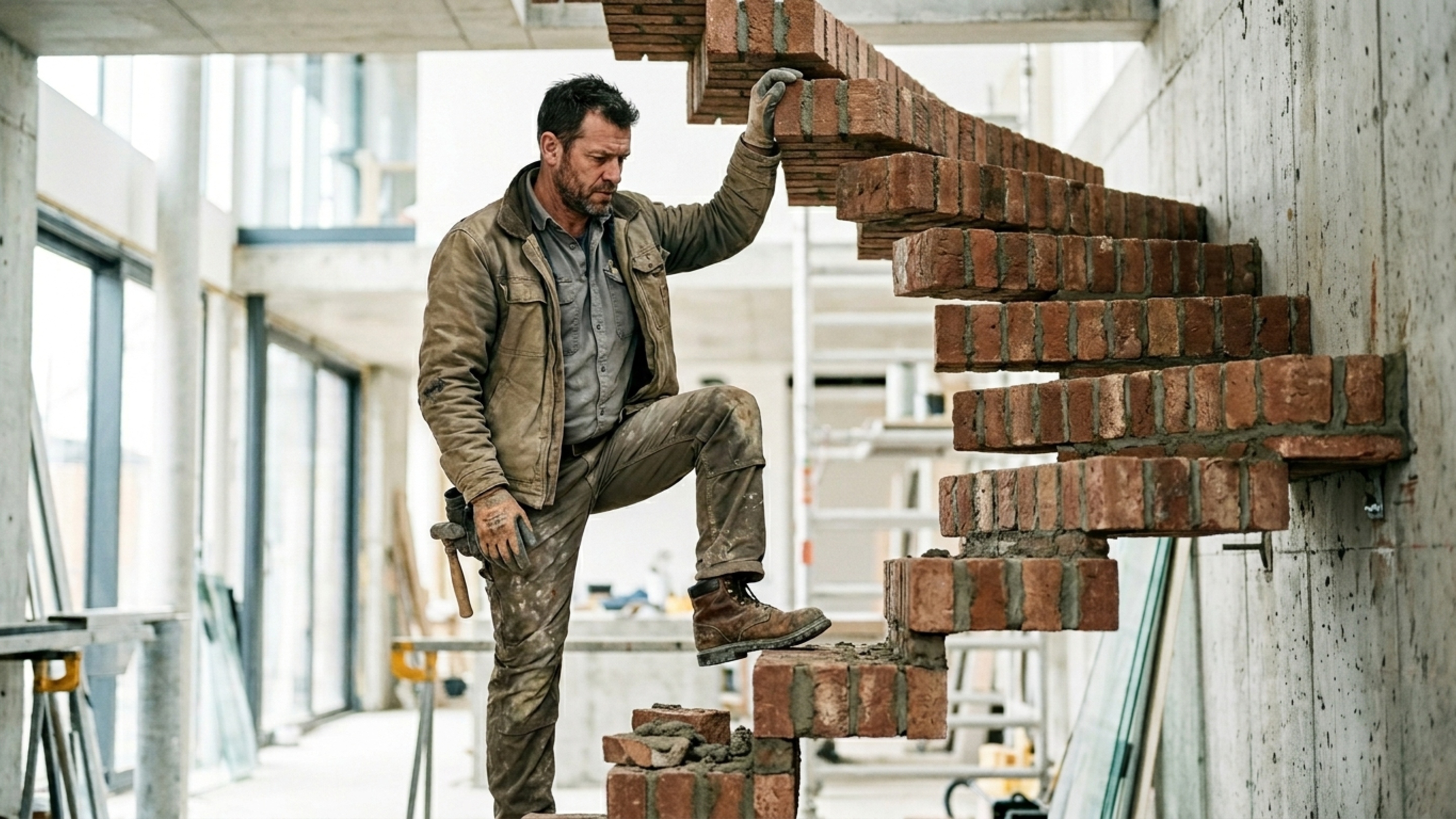 Esse pedreiro merece o Oscar da construção civil após ideia de gênio