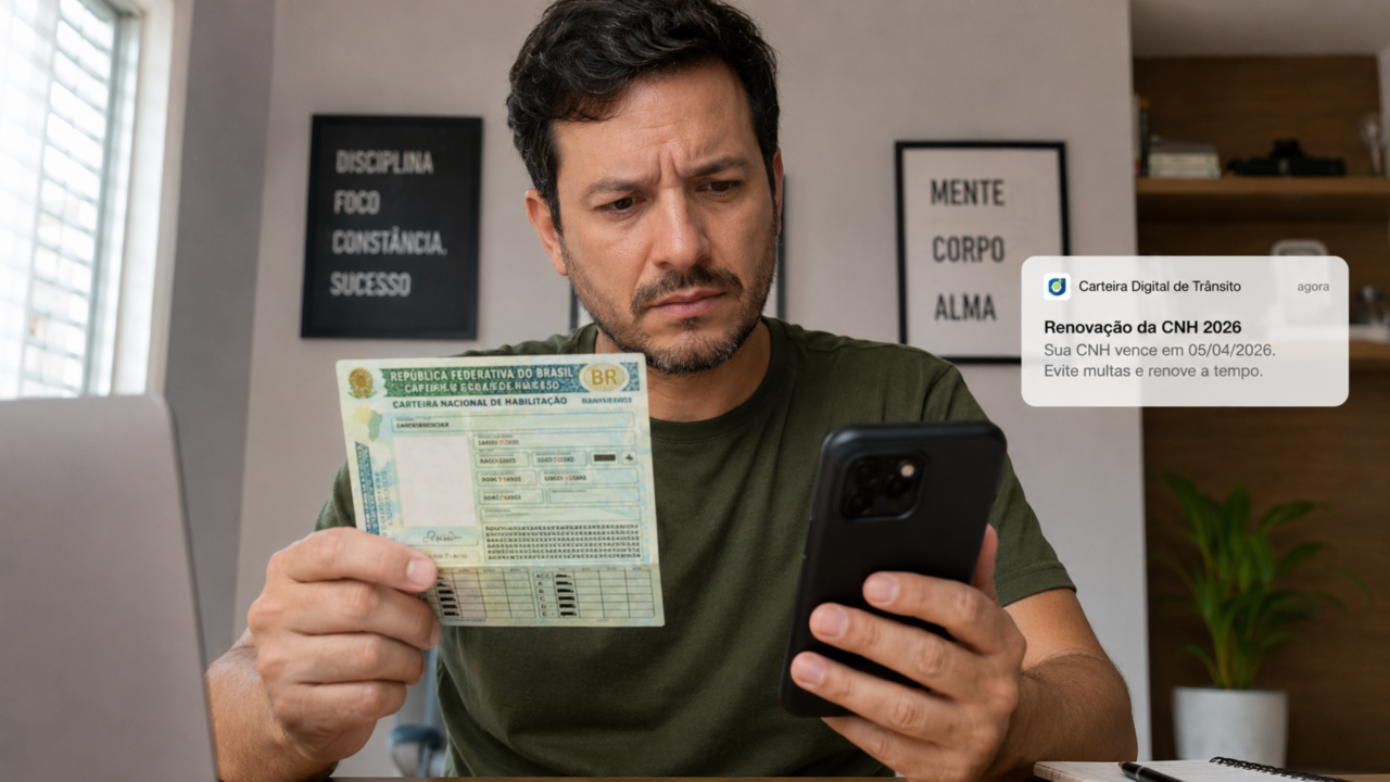 Renovar CNH automaticamente não elimina tudo: veja quem entra na regra e quais exames seguem