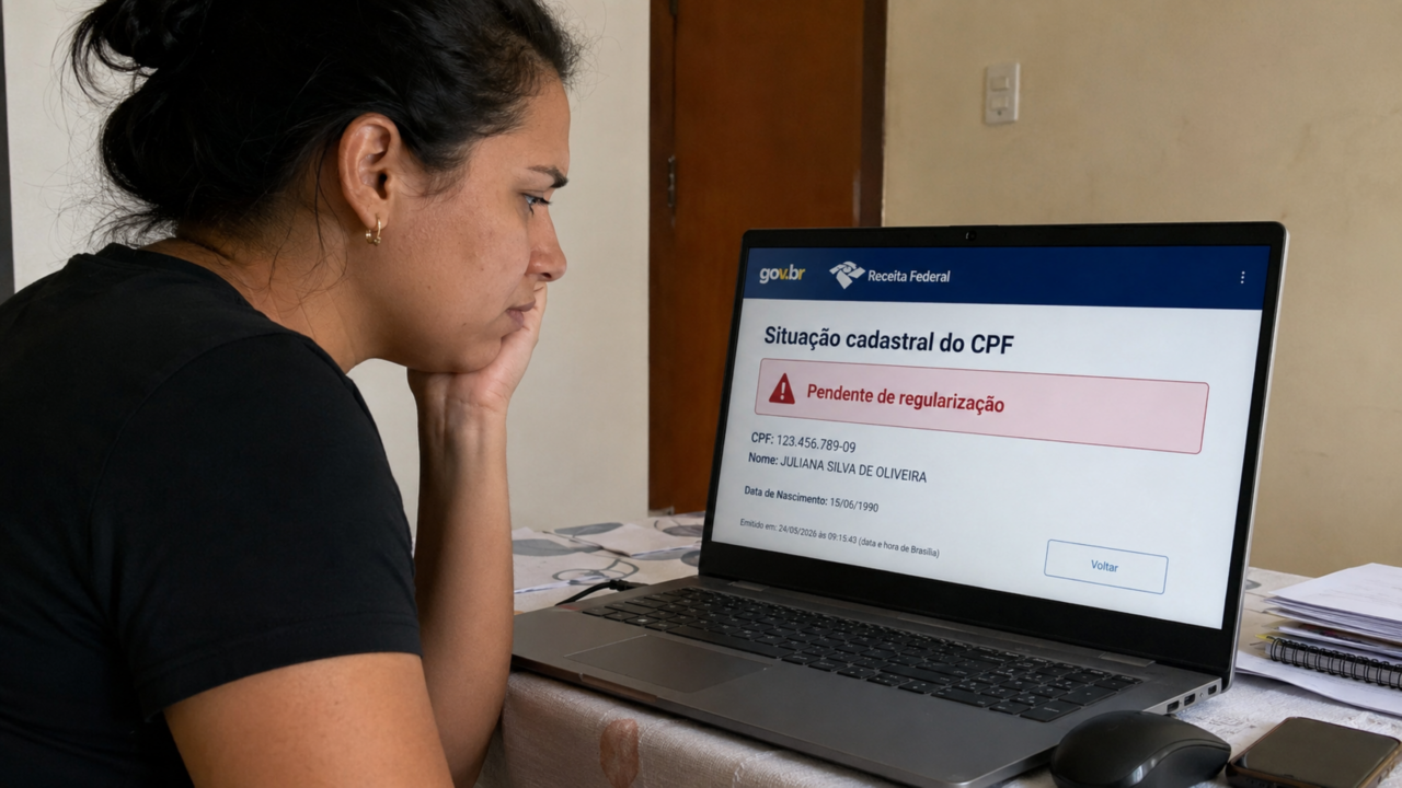 Quem deixa o CPF irregular pode descobrir este problema na pior hora