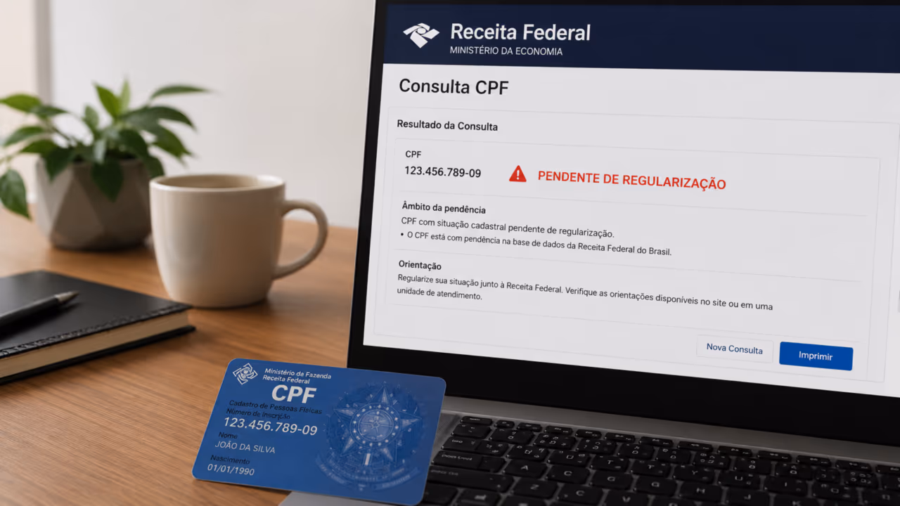 O alerta silencioso no CPF que pode impedir crédito, concurso e matrícula na hora errada