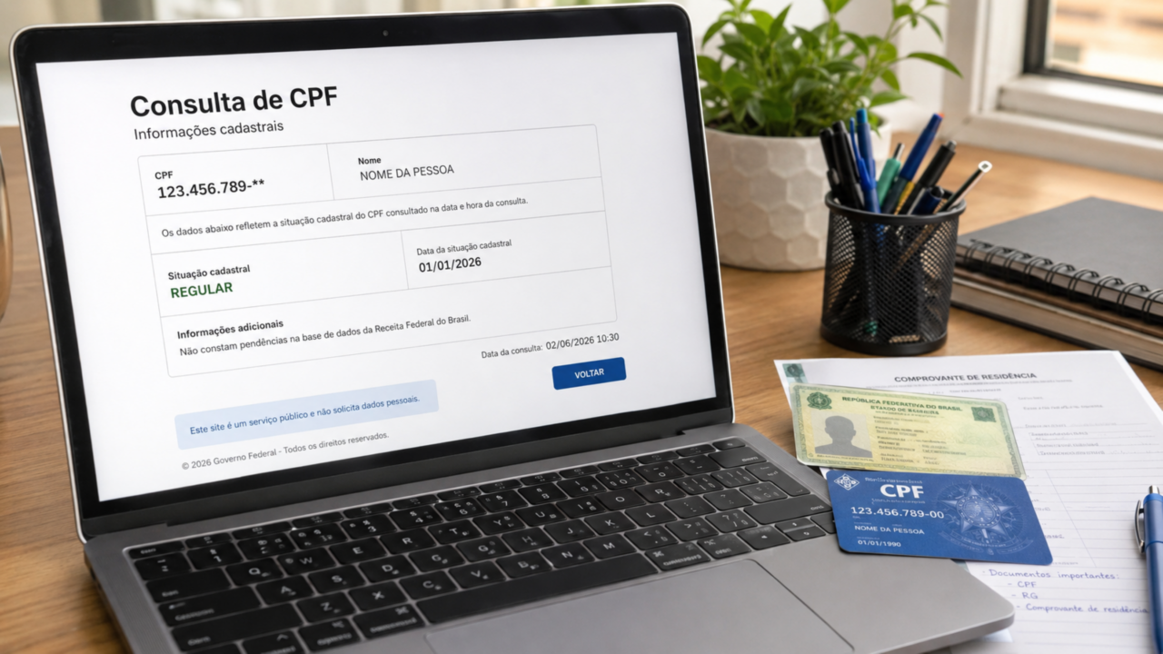 CPF irregular pode travar sua vida: veja onde a pendência costuma aparecer primeiro