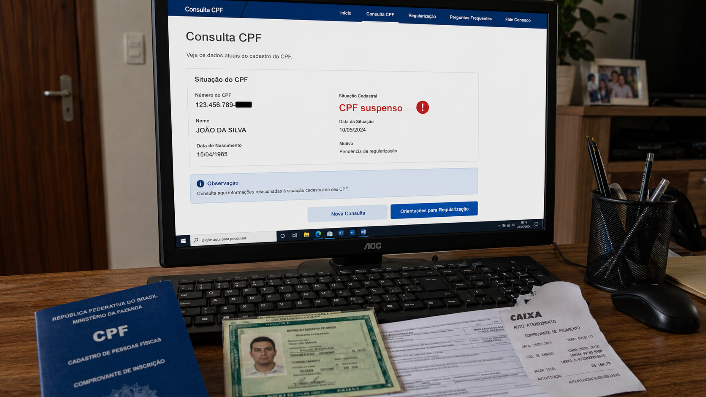 CPF bloqueado pela Receita? O erro simples no cadastro que pode travar bancos, Pix e crédito