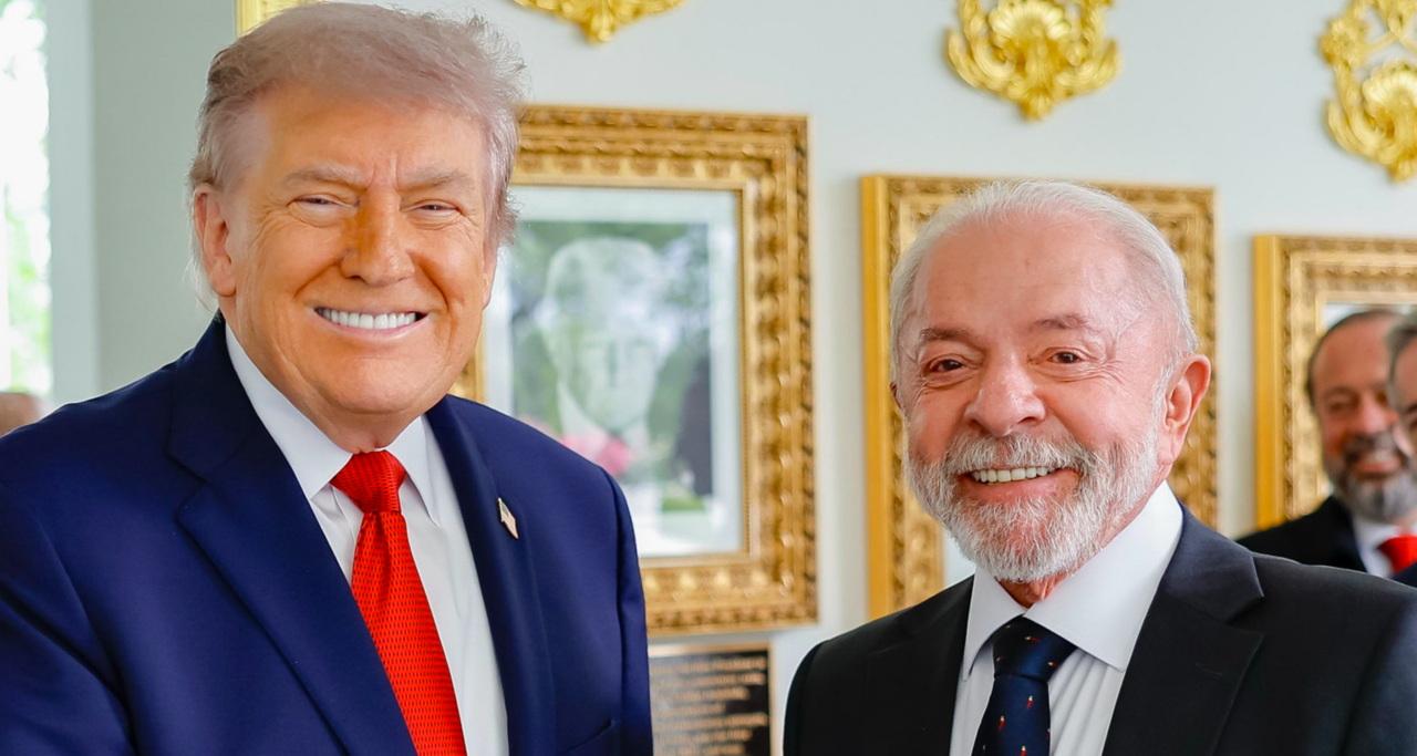 “É melhor ele rindo do que de cara feia”, diz Lula sobre Trump