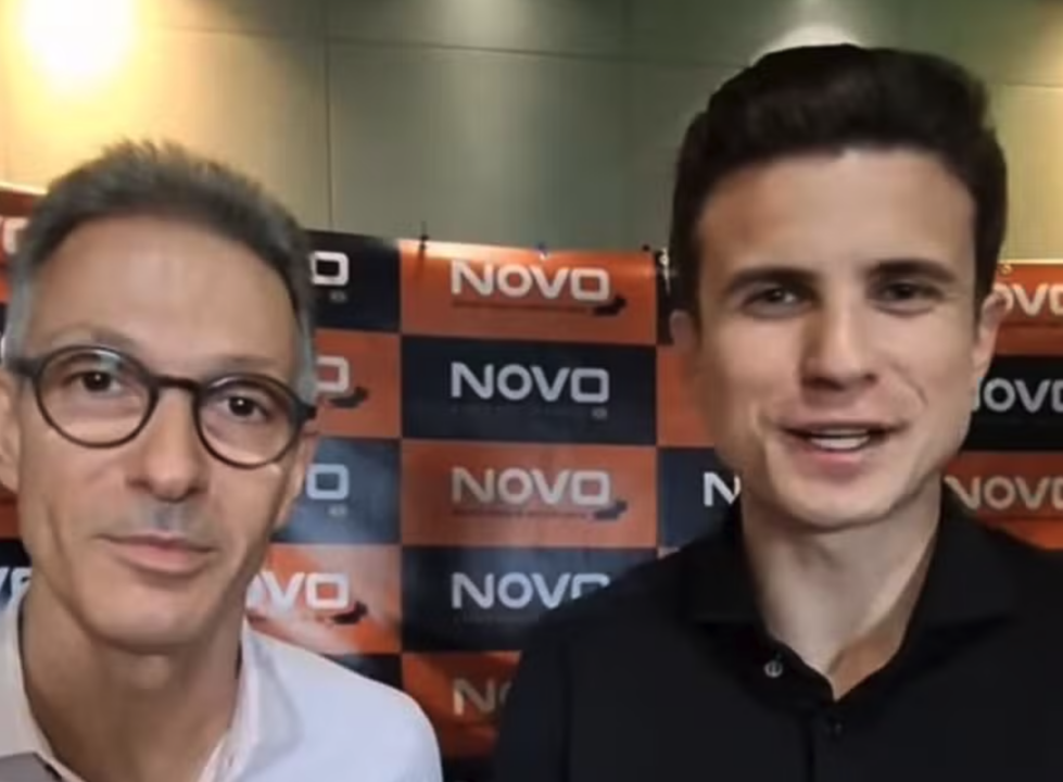 Novo lança André Marinho ao governo do Rio em evento com Zema