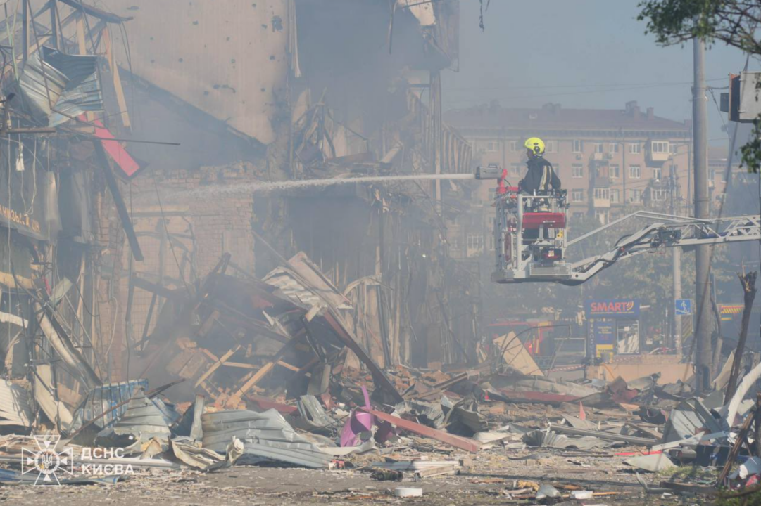Ataque russo em Kiev atinge emissora alemã e escritório da OMS