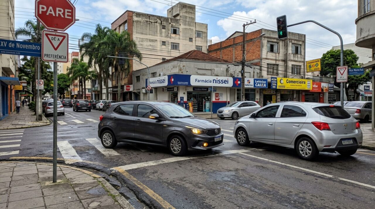 Condutores estão sendo multados sem perceber ao realizar a conversão para a esquerda e infrações irão aumentar