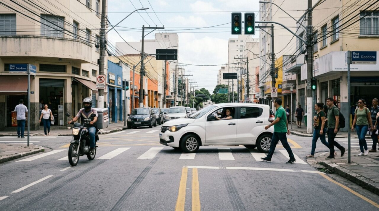 Condutores estão sendo multados sem perceber ao realizar a conversão para a esquerda e infrações irão aumentar