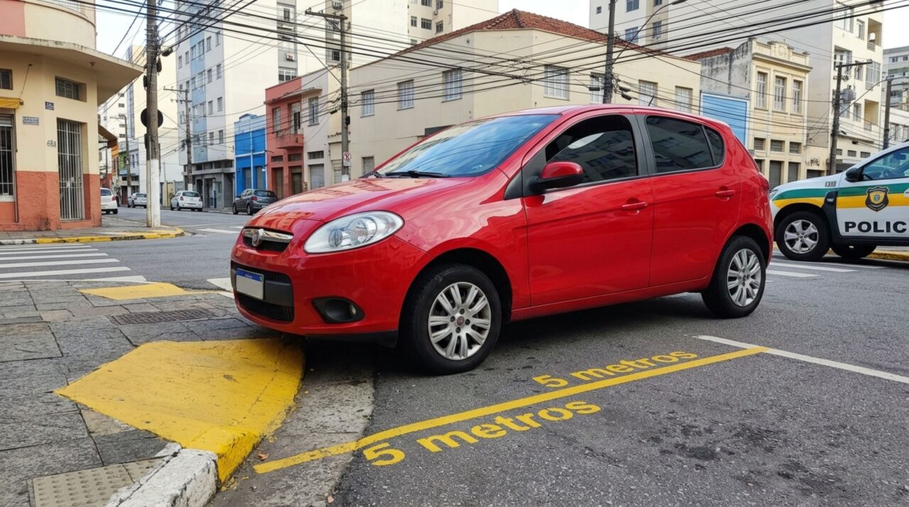Motoristas que estacionam a menos de 5 metros da esquina não estão familiarizados ainda com o art. 181 do CTB