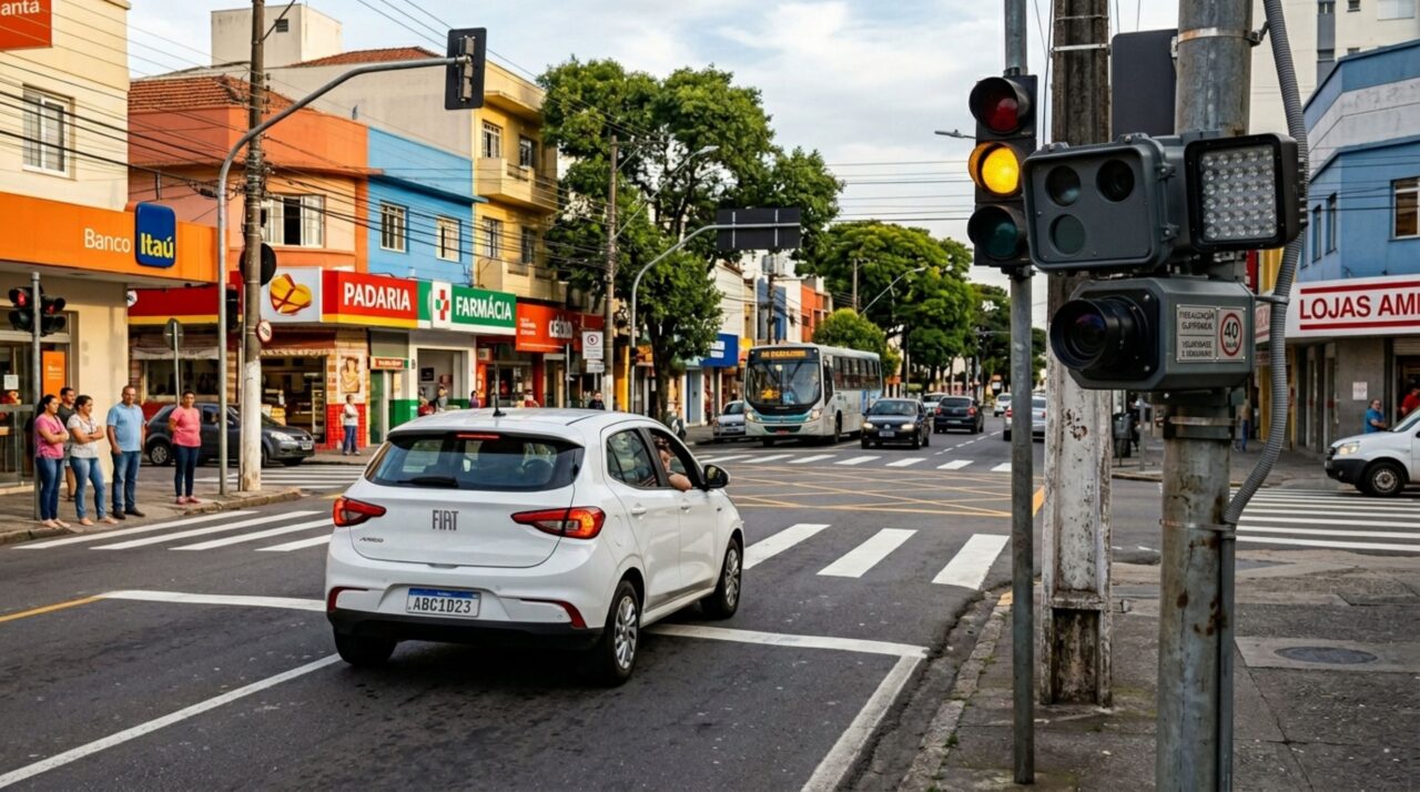 O que a lei diz sobre passar no amarelo antes que o radar registre avanço de semáforo?