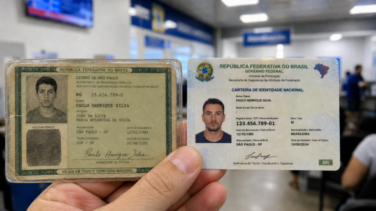Nova identidade troca o número do RG pelo CPF e brasileiros precisam entender o que muda antes de emitir o documento