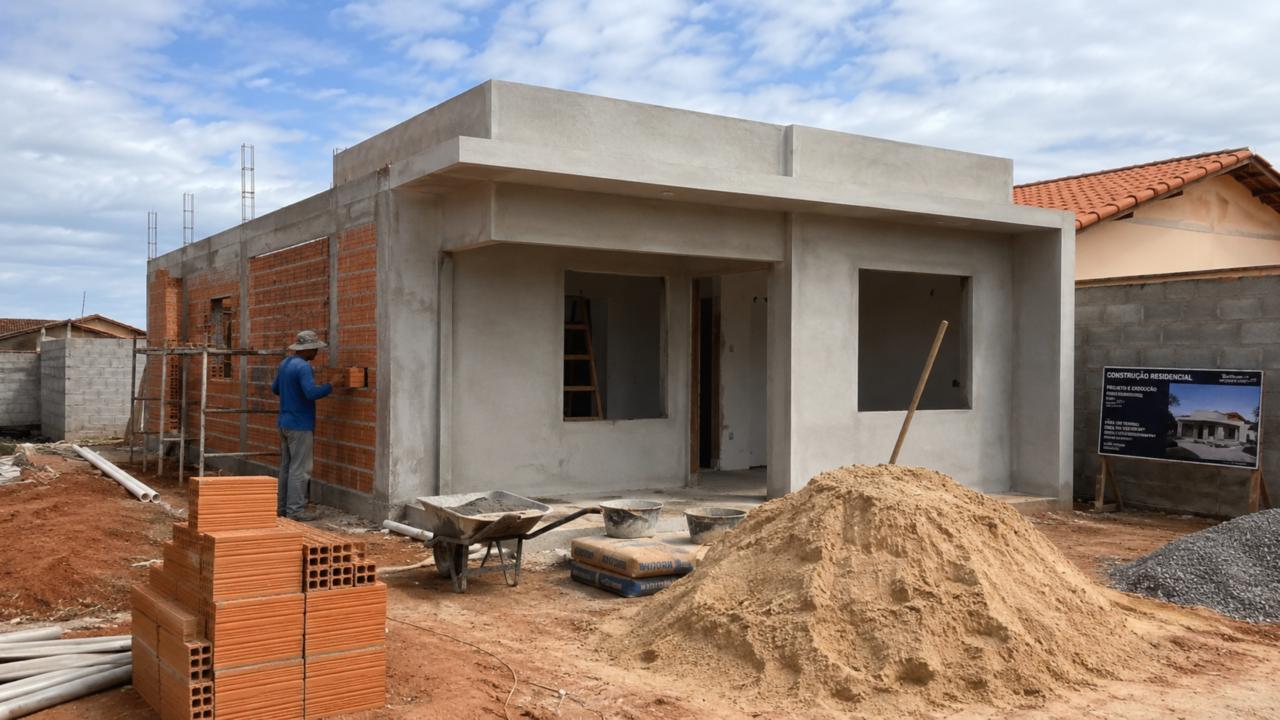 Construir casa de 2 quartos parece simples, mas esses custos esquecidos mudam todo o orçamento
