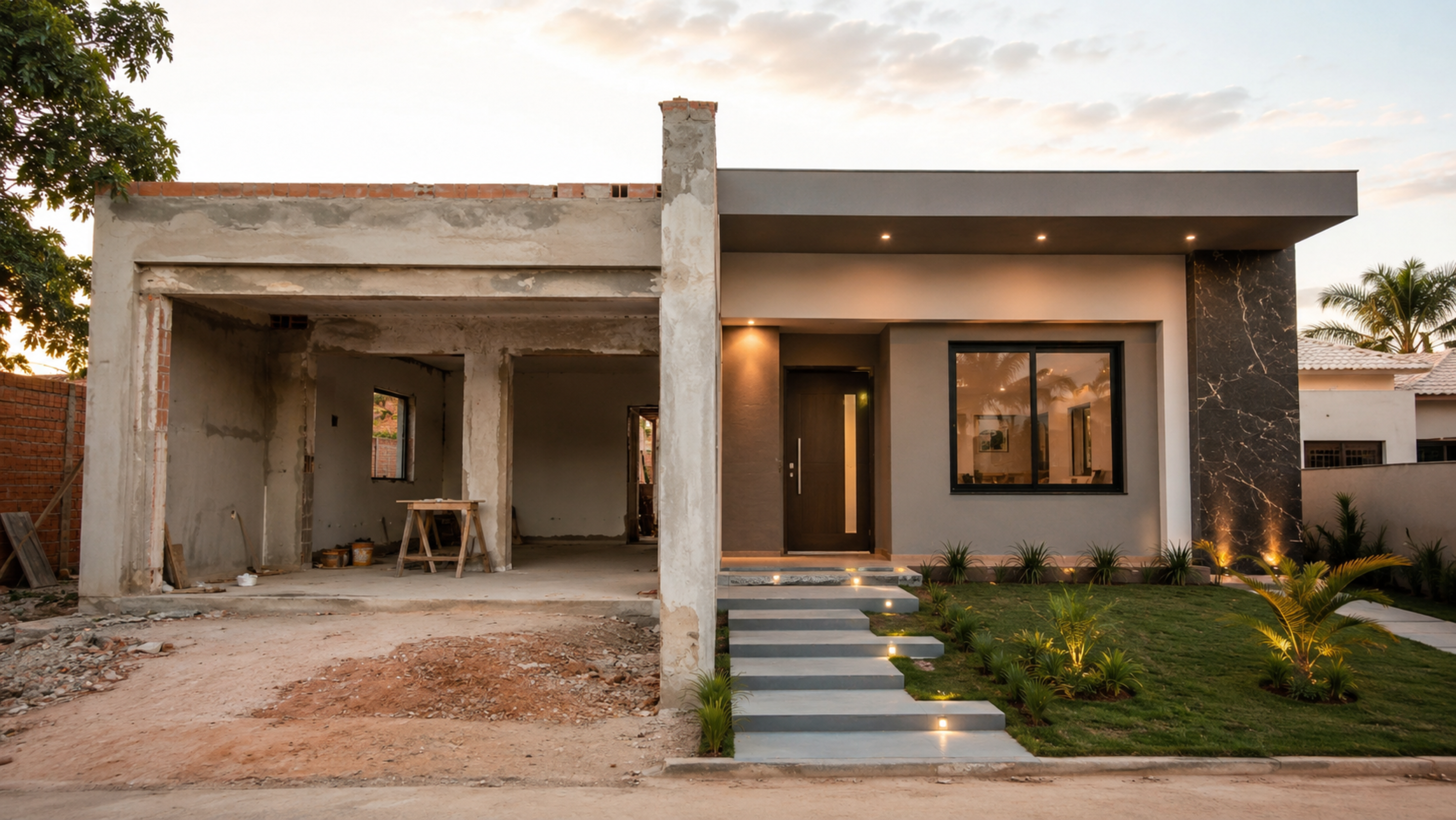 Quanto custa construir uma casa de 100 m2? O padrão que pode mudar toda a conta da obra