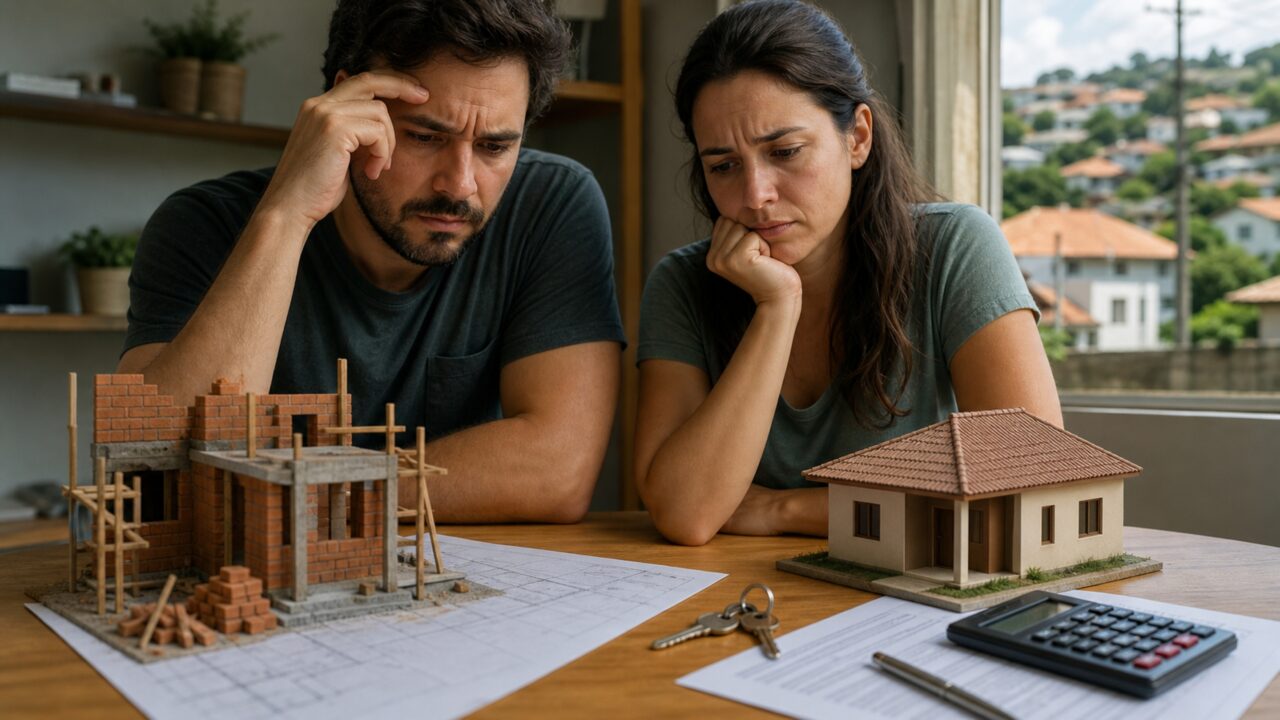 Construir ou comprar casa: a escolha que parece simples, mas pode mudar toda a sua vida financeira