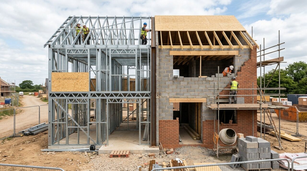 Adeus alvenaria: a nova tendência em 2026 que permite construir casas mais econômicas com sistema que evita atrasos e usa menos mão de obra