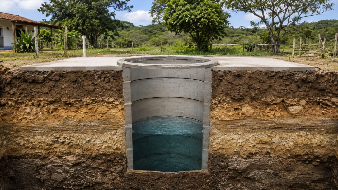 Como funciona o poço cacimba sem bomba elétrica que ainda abastece milhares de casas no interior e ninguém ensina na cidade