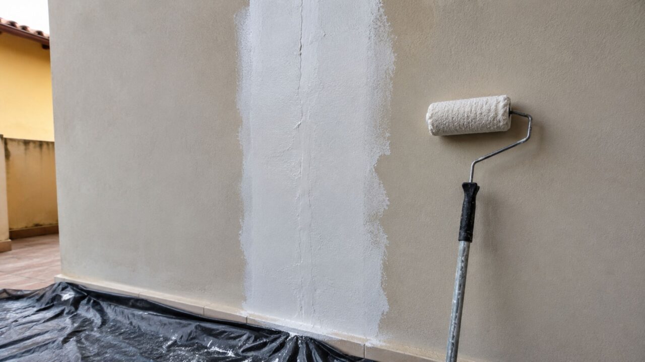 A técnica de pedreiro para acabar com infiltração na parede usando impermeabilizante antes da pintura