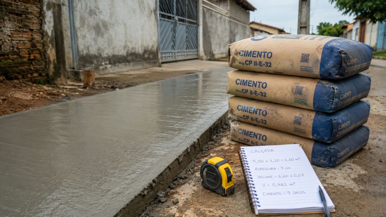 O jeito simples de saber quantos sacos de cimento usar em uma pequena obra de casa