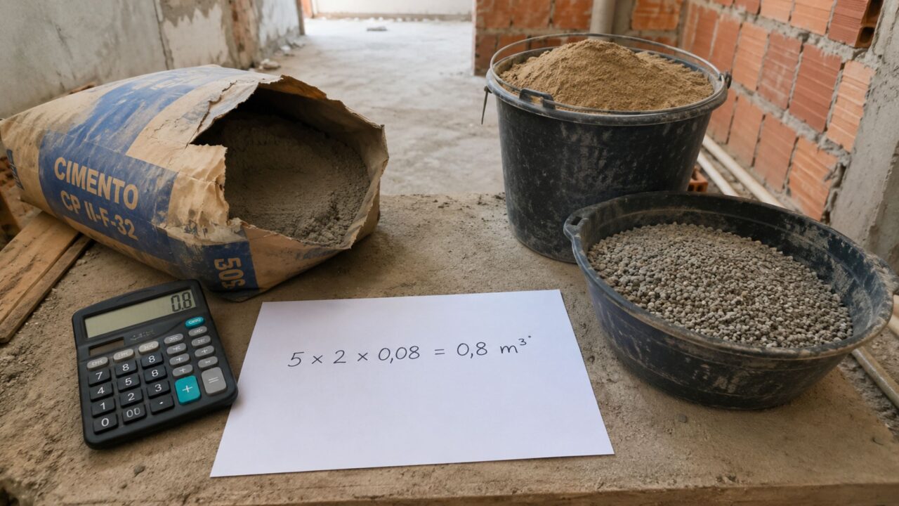 O jeito simples de saber quantos sacos de cimento usar em uma pequena obra de casa
