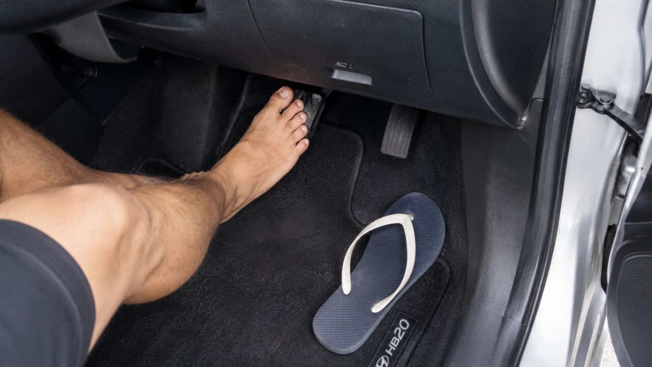 Motoristas que dirigem de chinelo ou descalços ainda não sabem o que diz o art. 252 do CTB, o artigo esconde uma regra de ouro que evita multas com detalhe simples