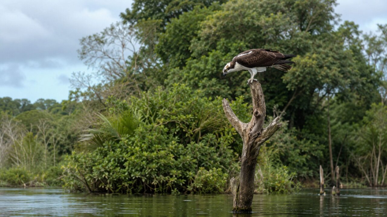 A águia cruza continentes até encontrar nos rios da Amazônia o lugar ideal para sobreviver