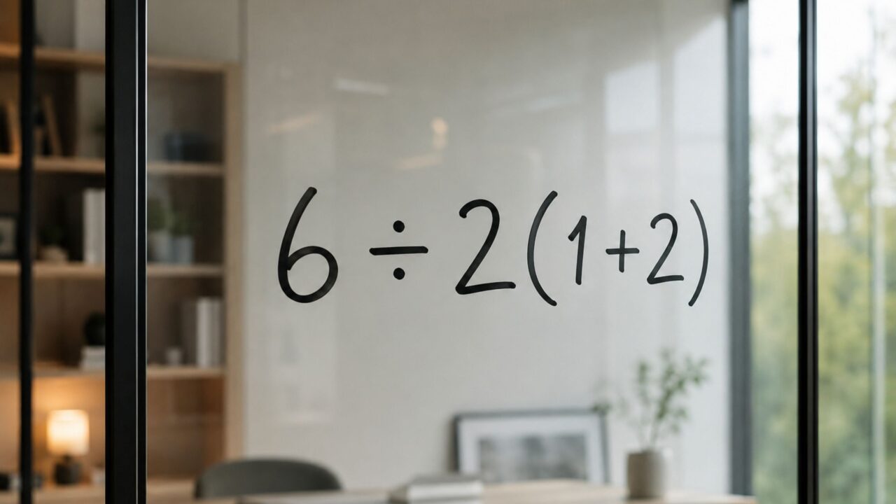 Muita gente trava na equação 6 ÷ 2(1+2) e aposto que você vai conferir a resposta