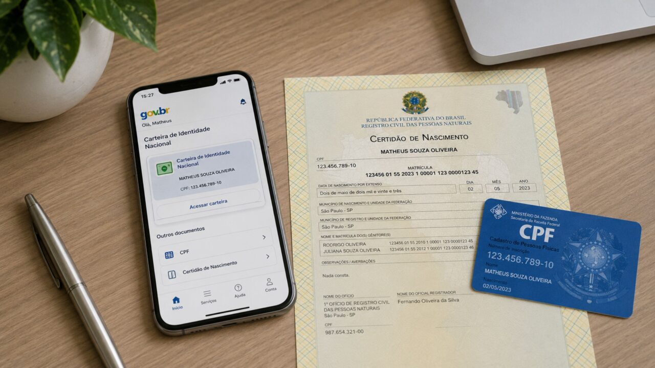 Como emitir a nova Carteira de Identidade Nacional sem sair de casa em 2026
