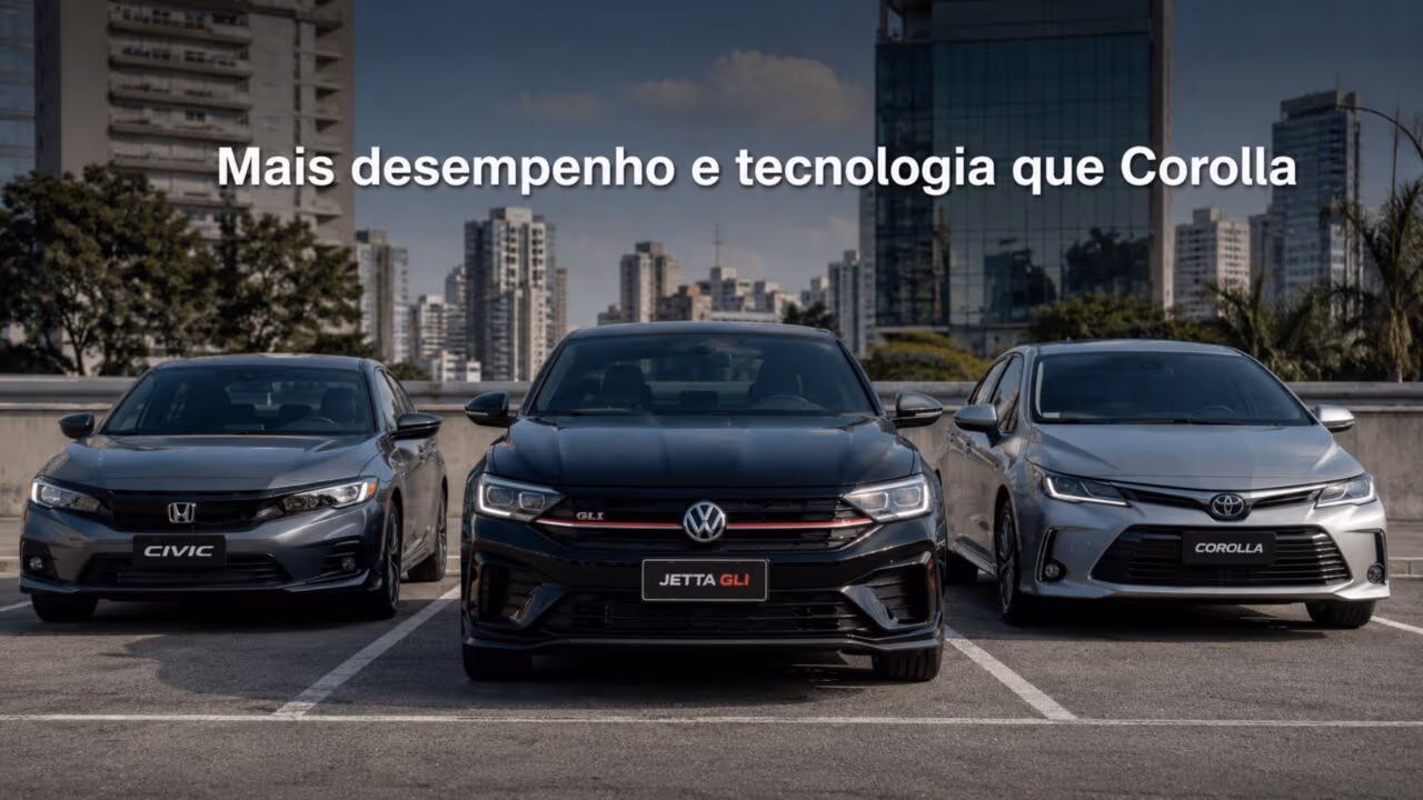 Melhor que o Corolla: 4 sedãs que surpreendem em preço, tecnologia, conforto e desempenho ao volante