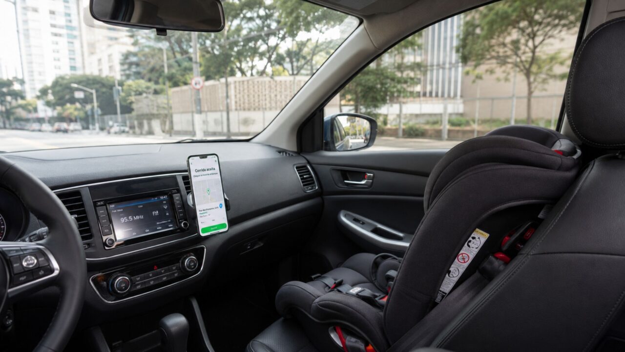 Motorista de aplicativo pode negar corrida por causa de criança sem cadeirinha? A resposta assusta passageiros