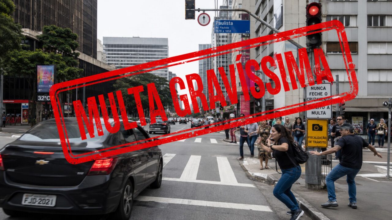 Motorista que segue no embalo do carro da frente pode avançar o sinal e levar multa