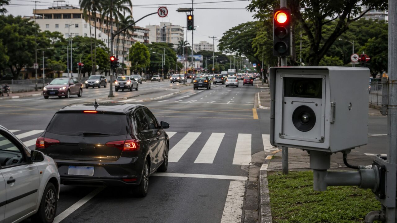 Motorista que segue no embalo do carro da frente pode avançar o sinal e levar multa