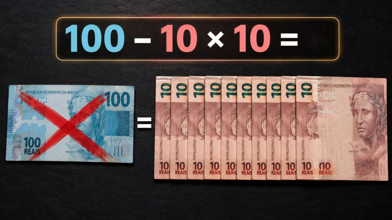 Quanto é 100 – 10 × 10? Parece que dá 900, mas muitos acabam sendo enganados