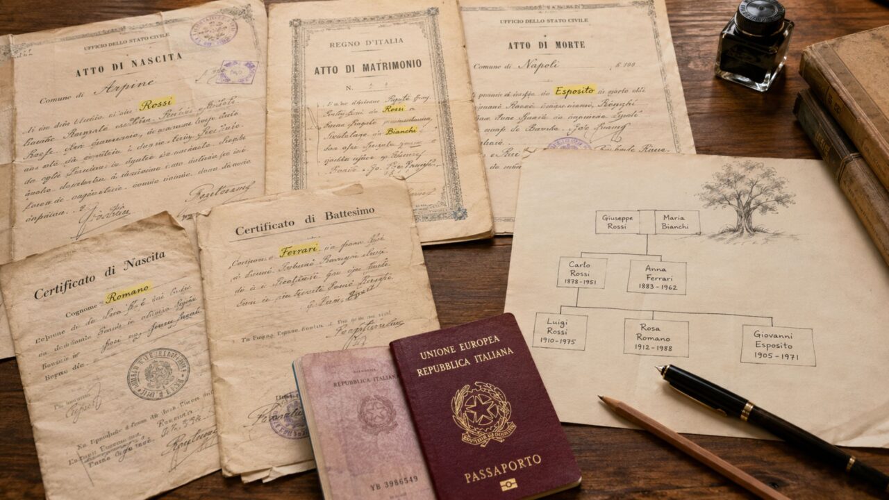 Sobrenomes comuns no Brasil que podem indicar direito à cidadania por descendência em país europeu