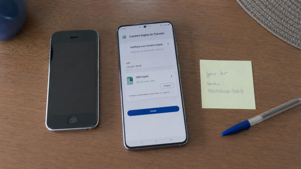 Motoristas que usam a CNH Digital precisam conferir este detalhe antes de trocar de celular ou apagar o aplicativo