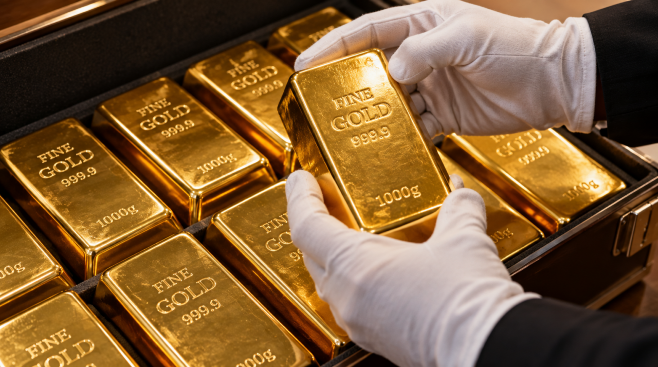 Um doador anônimo enviou 21kg de barras de ouro, avaliadas em $560 milhões, para companhia de abastecimento de água
