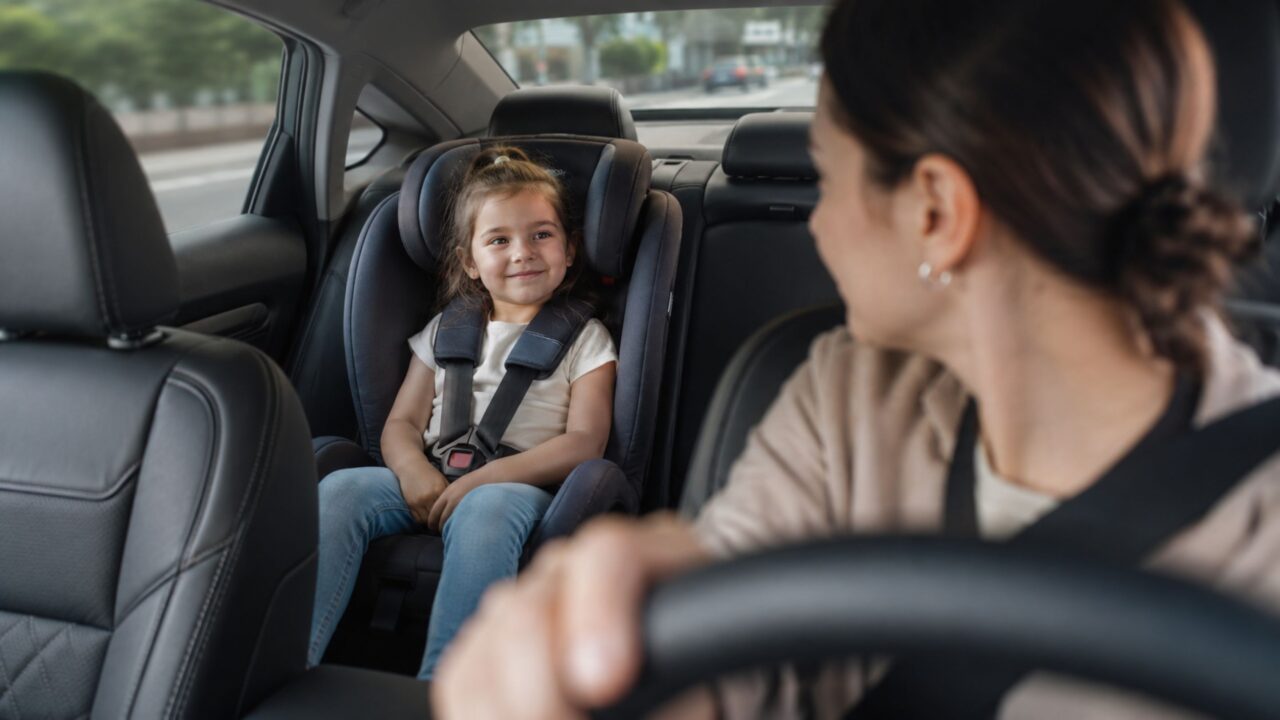 Nova lei da cadeirinha exige atenção à idade, altura e dispositivo correto para evitar multa