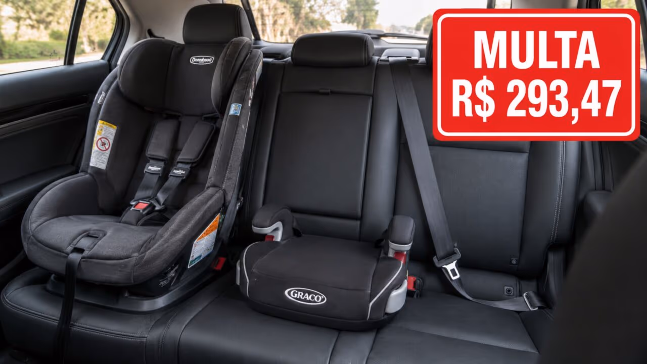 Nova lei da cadeirinha exige atenção à idade, altura e dispositivo correto para evitar multa